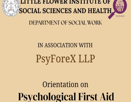 Orientation on Psychological First Aid