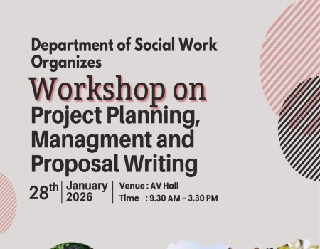 Workshop on Project Planning, Management and Proposal Writing