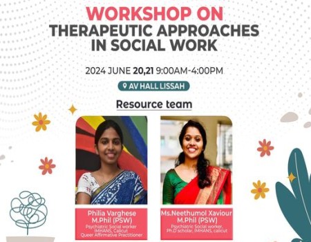 Workshop on Therapeutic approaches in Social Work