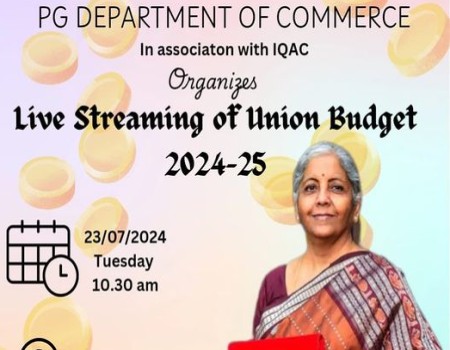 Live Streaming of Union Budgets