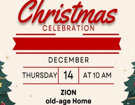 Christmas Celebration at ZION old age home