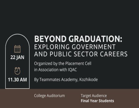 Beyond Graduation : Exploring Government and Public Sector Career